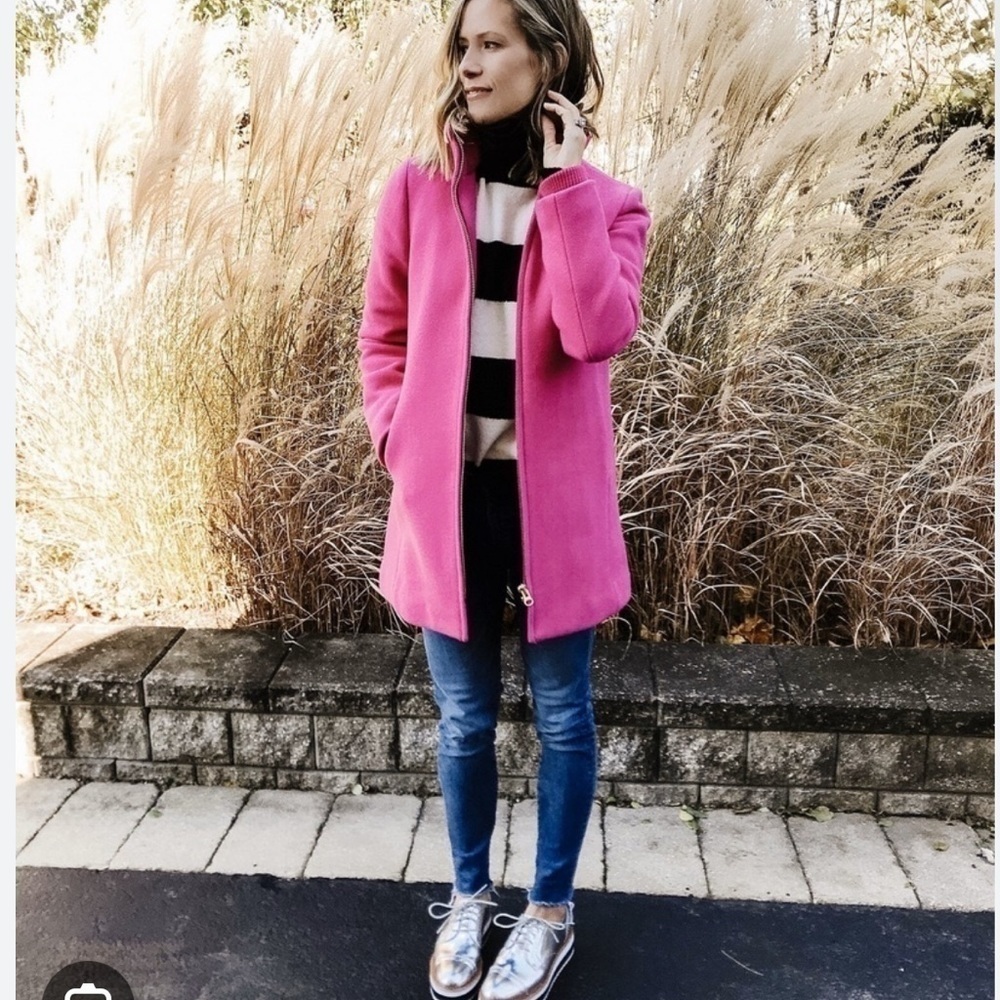 J.Crew Lodge coat in Italian stadium-cloth wool - Picture 3 of 11